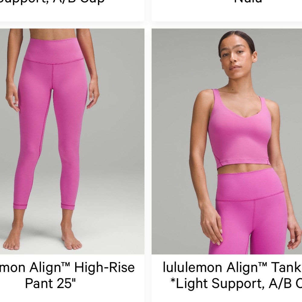 Pow Pink Lululemon Set